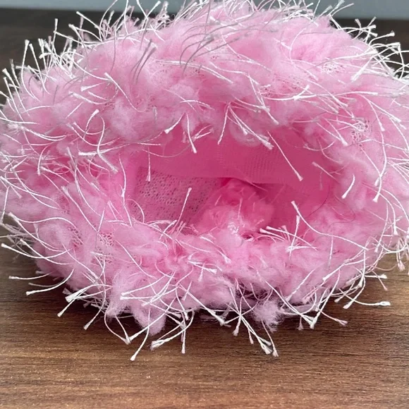 BARBIE Doll Fashion Glitter Spaghetti Strap Pink Dress Puffy Fluffy Gown Bow - Picture 7 of 7